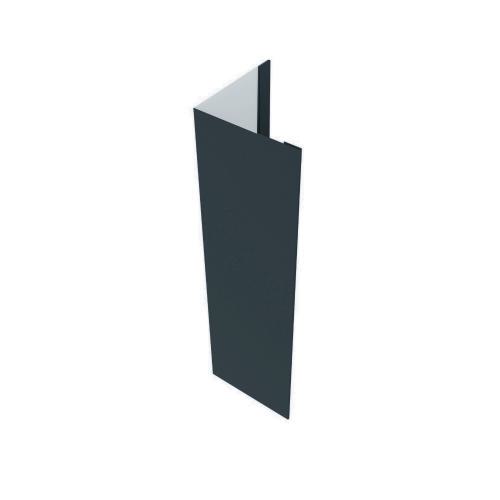 Preview: Außenecke 2 m - 100 x 100 mm - 0,50 mm - 25 µm Polyester